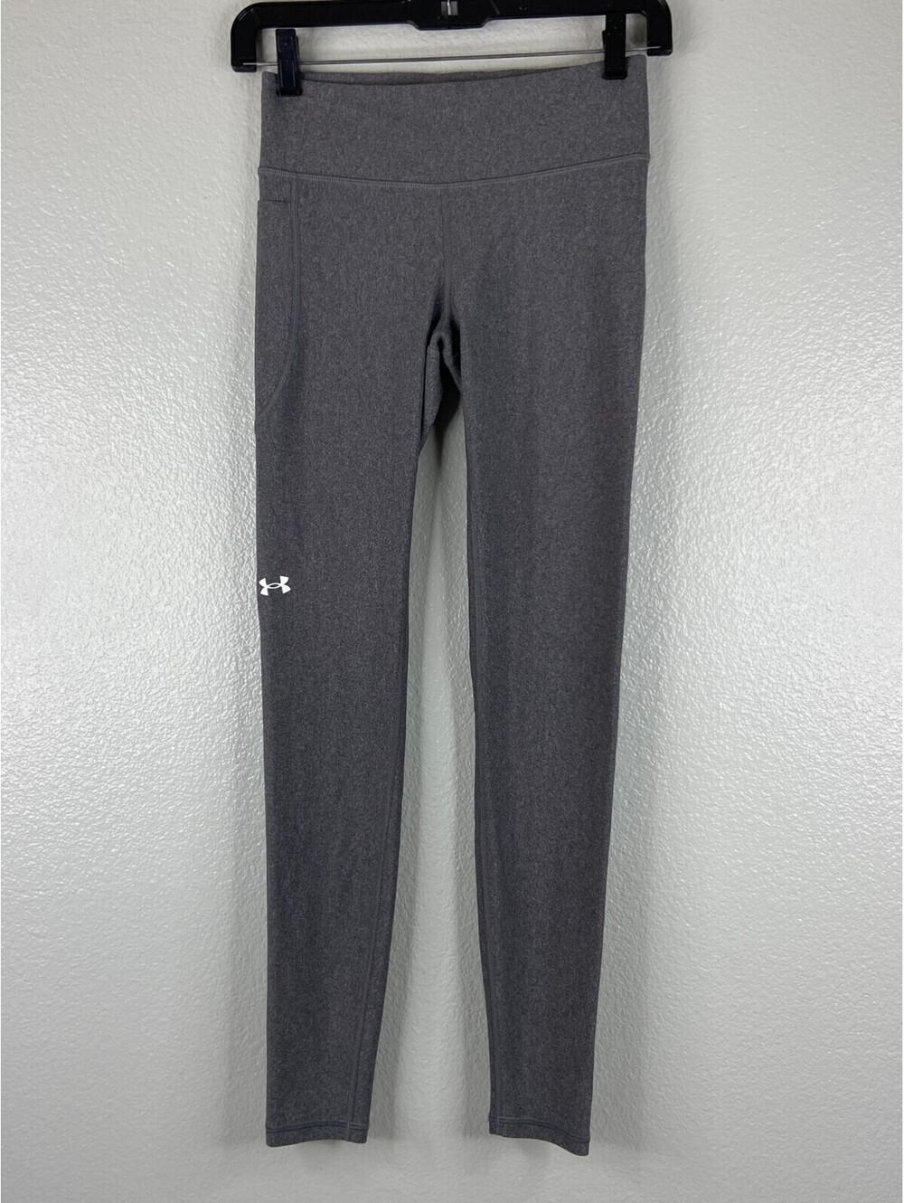 Under Armour Women Small Gray Leggings Compression Heat Gear